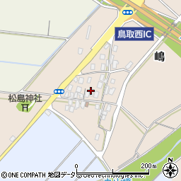 鳥取県鳥取市嶋周辺の地図