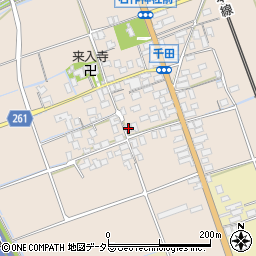 滋賀県長浜市木之本町千田655周辺の地図