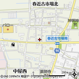 岐阜県岐阜市春近古市場南110周辺の地図