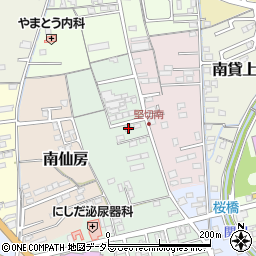 岐阜県関市東仙房周辺の地図