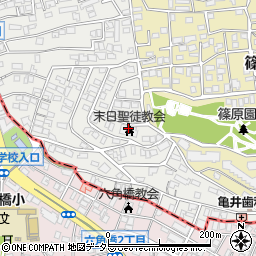 神奈川県横浜市港北区篠原西町6周辺の地図