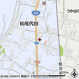 長野県飯田市松尾代田1595周辺の地図