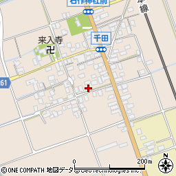 滋賀県長浜市木之本町千田652周辺の地図