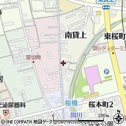 岐阜県関市南貸上5周辺の地図