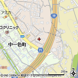 岐阜県中津川市日の出町8周辺の地図