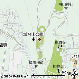 一心寺周辺の地図