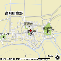 滋賀県長浜市高月町高野1136周辺の地図
