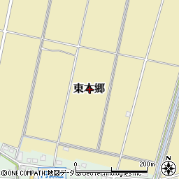 岐阜県関市東本郷周辺の地図