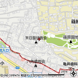 神奈川県横浜市港北区篠原西町7-2周辺の地図