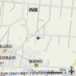 鳥取県東伯郡北栄町西園1630周辺の地図