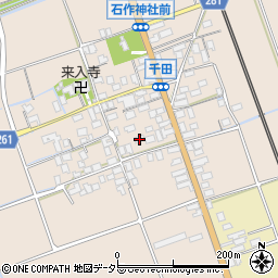 滋賀県長浜市木之本町千田667周辺の地図