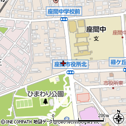 株式会社　三寶天壽企画（座間市民聖苑第一駐車場）周辺の地図