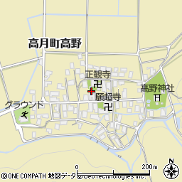 滋賀県長浜市高月町高野1142-1周辺の地図