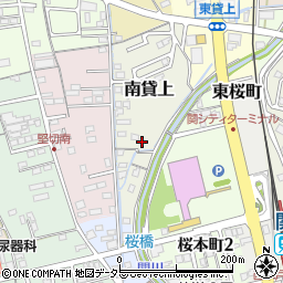 岐阜県関市南貸上34周辺の地図