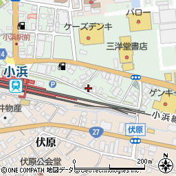 日本電測機株式会社　小浜出張所周辺の地図