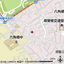 神奈川県横浜市神奈川区六角橋5丁目28周辺の地図