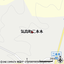鳥取県鳥取市気高町二本木周辺の地図