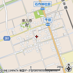滋賀県長浜市木之本町千田666周辺の地図