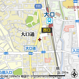 清水商事株式会社　大口店周辺の地図