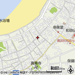 福井県大飯郡高浜町和田周辺の地図