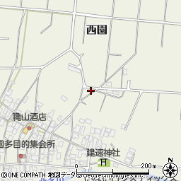 鳥取県東伯郡北栄町西園1642周辺の地図
