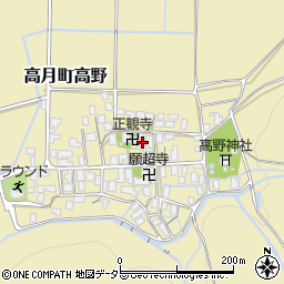 滋賀県長浜市高月町高野1135周辺の地図