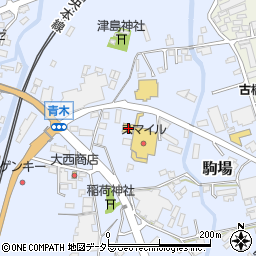 ワークマン中津川店周辺の地図