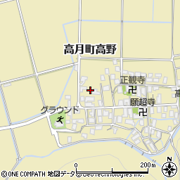 滋賀県長浜市高月町高野1095周辺の地図