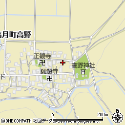 滋賀県長浜市高月町高野1131周辺の地図