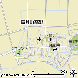 滋賀県長浜市高月町高野1106周辺の地図