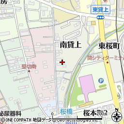 岐阜県関市南貸上9周辺の地図