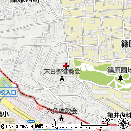 神奈川県横浜市港北区篠原西町7-22周辺の地図