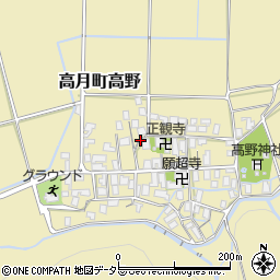 〒529-0221 滋賀県長浜市高月町高野の地図