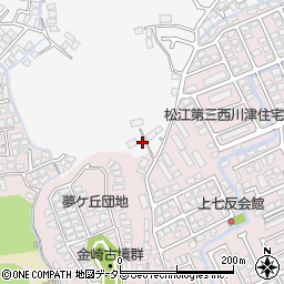 島根県松江市西持田町27周辺の地図