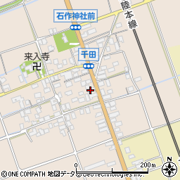 滋賀県長浜市木之本町千田672周辺の地図