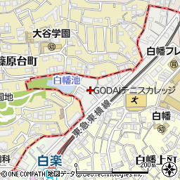 神奈川県横浜市神奈川区白幡町周辺の地図