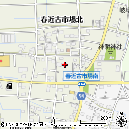 岐阜県岐阜市春近古市場南35周辺の地図