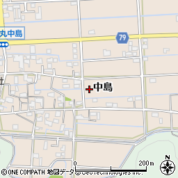 岐阜県岐阜市太郎丸中島周辺の地図
