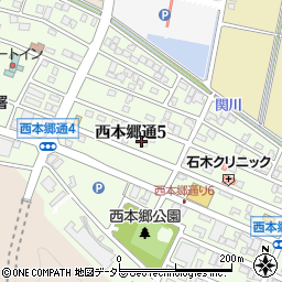 関西本郷通社宅周辺の地図