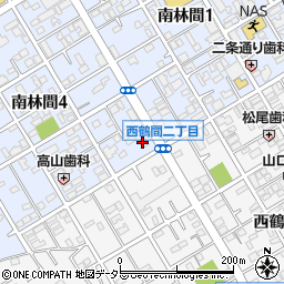 日本経済新聞　南林間専売所周辺の地図