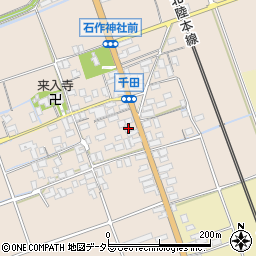 滋賀県長浜市木之本町千田671周辺の地図