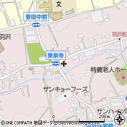 ローソンＬＴＦ羽沢店周辺の地図