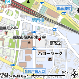 新日本海新聞社運動周辺の地図
