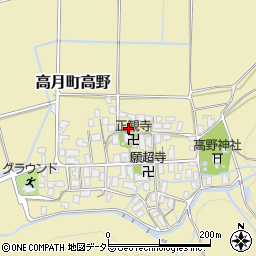 滋賀県長浜市高月町高野1113周辺の地図