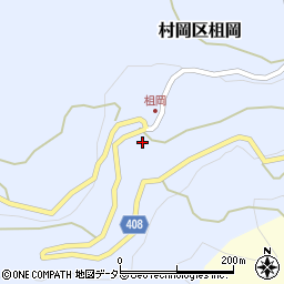 兵庫県美方郡香美町村岡区柤岡639周辺の地図