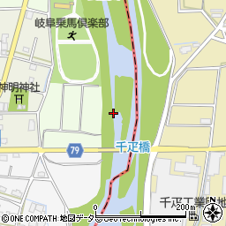 千疋橋周辺の地図