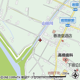 山梨県西八代郡市川三郷町岩間2200周辺の地図