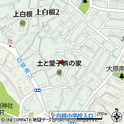 神奈川県横浜市旭区上白根2丁目12周辺の地図
