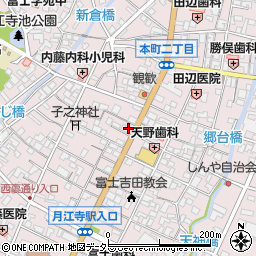 甲斐ゼミナール下吉田教室周辺の地図