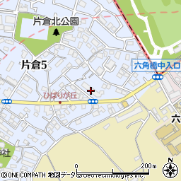 片倉ハイツ周辺の地図